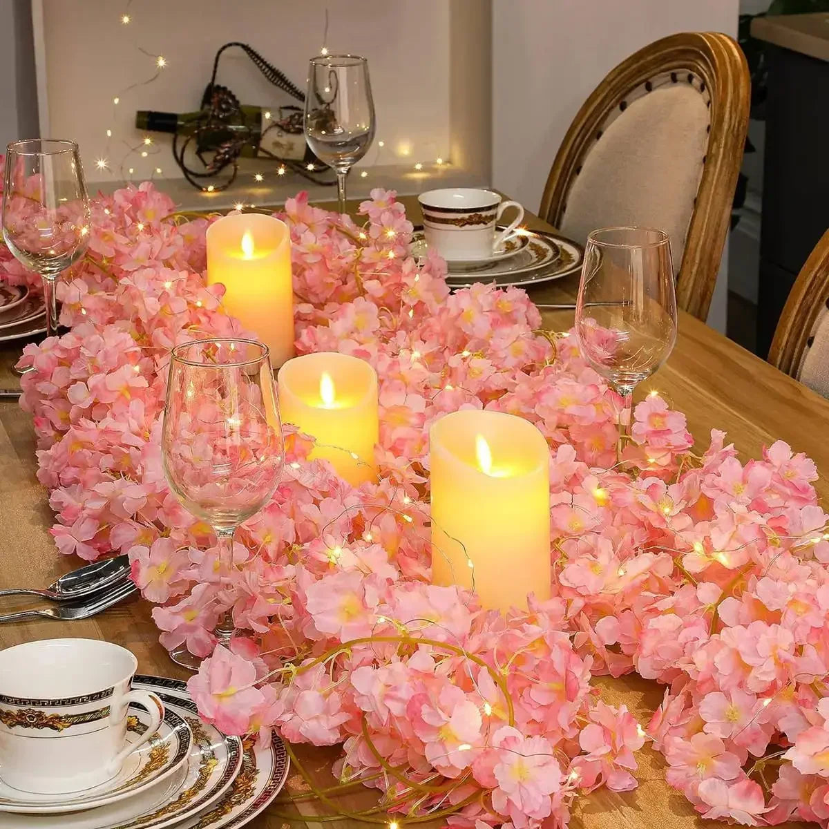 Kersenbloesem Lichtslinger 2M met 20 LED voor Decoratie 5