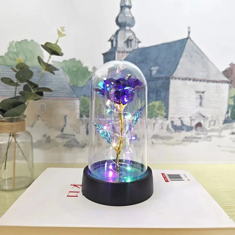 Lumirose LED Roos – Kunstmatige Rozenbloem met Verlichting, Romantisch Cadeau voor Valentijn, Bruiloft & Decoratie