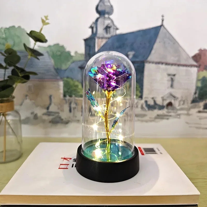 Lumirose LED Roos – Kunstmatige Rozenbloem met Verlichting, Romantisch Cadeau voor Valentijn, Bruiloft & Decoratie