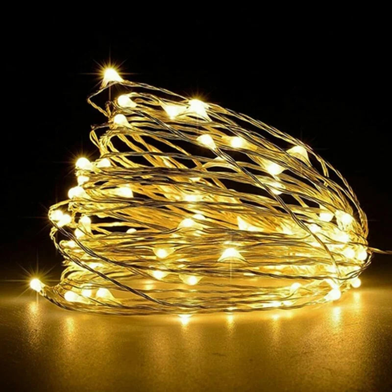 LED Koperdraad Sfeerverlichting voor Binnen en Buiten - 1/2/3/5/10M 8
