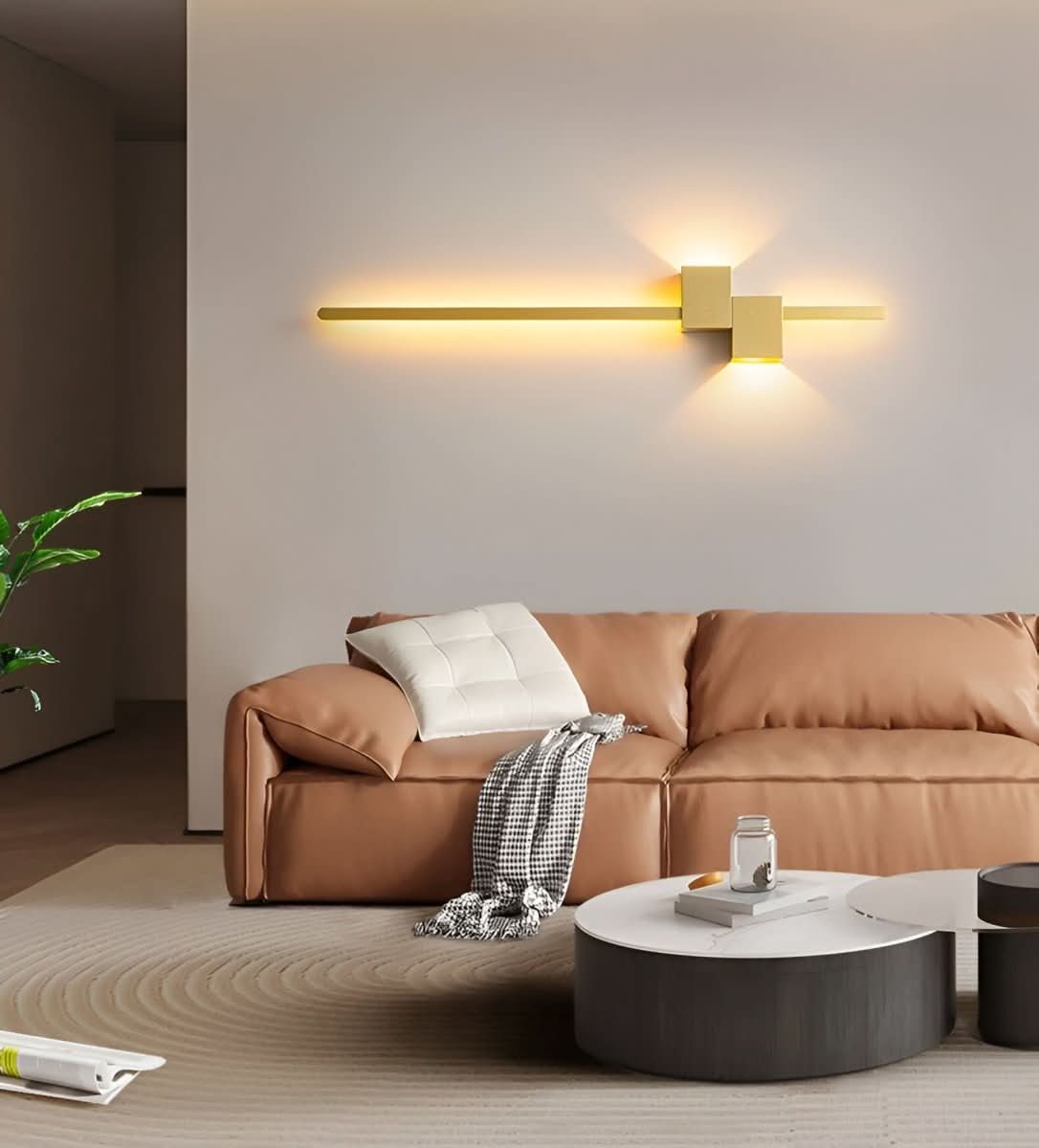 LED Wandlamp – Lineair Minimalistisch Design met Zachte Indirecte Verlichting