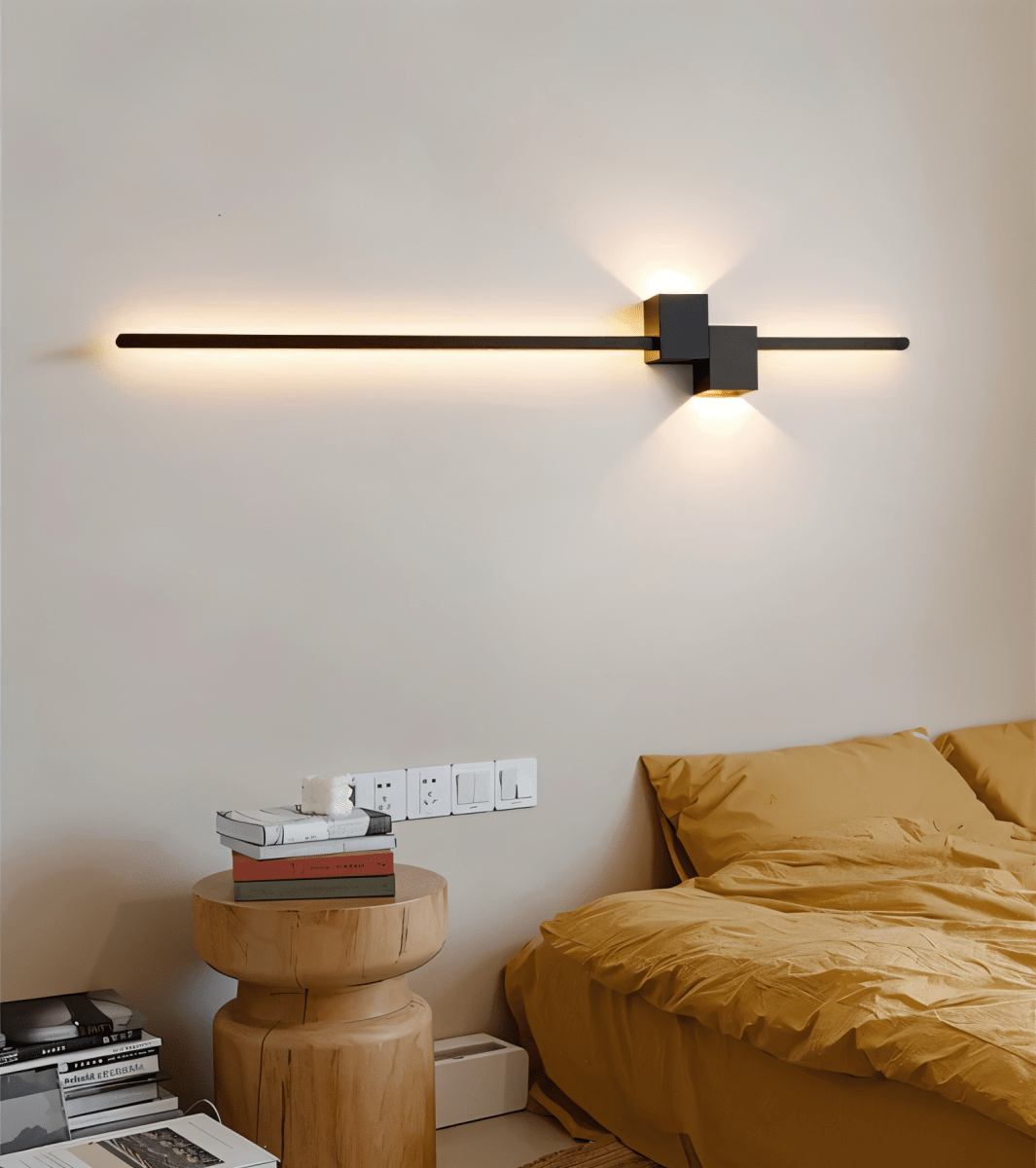 LED Wandlamp – Lineair Minimalistisch Design met Zachte Indirecte Verlichting