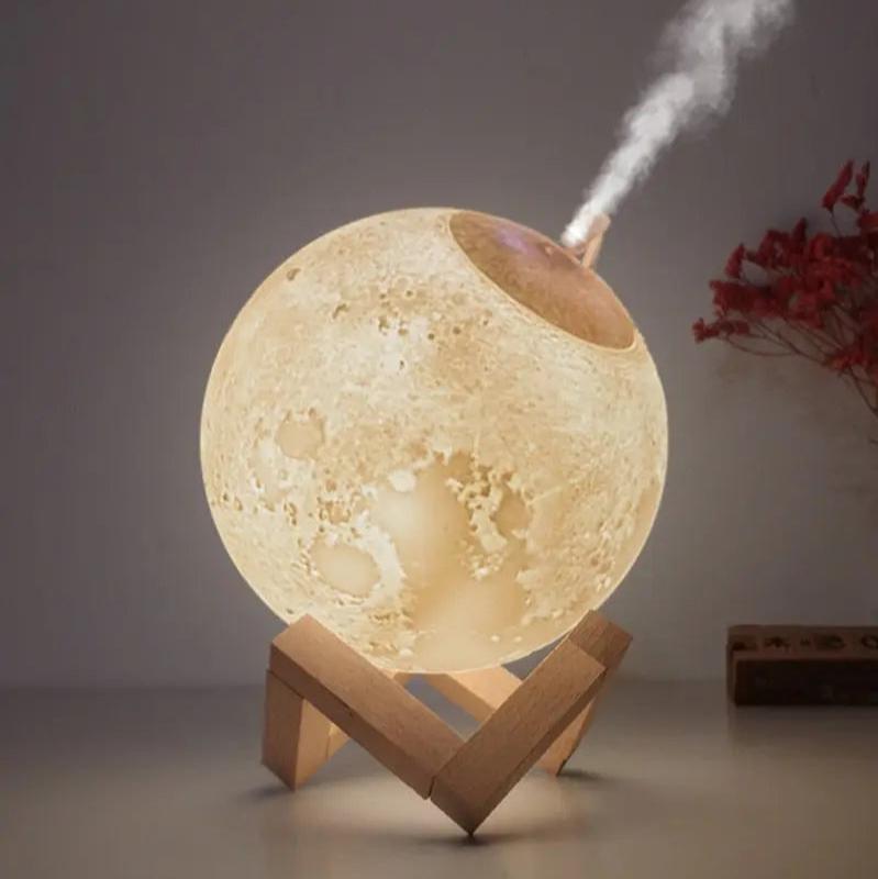 LumiBreeze – Dimbare Lamp & Luchtbevochtiger – Stil & Sfeervol