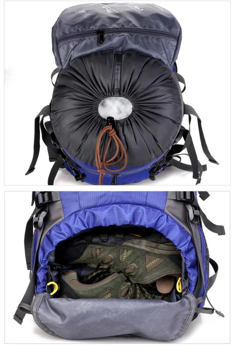 Waterdichte Outdoor Rugzak 50L – Sterk, Comfortabel & Slim Ontworpen