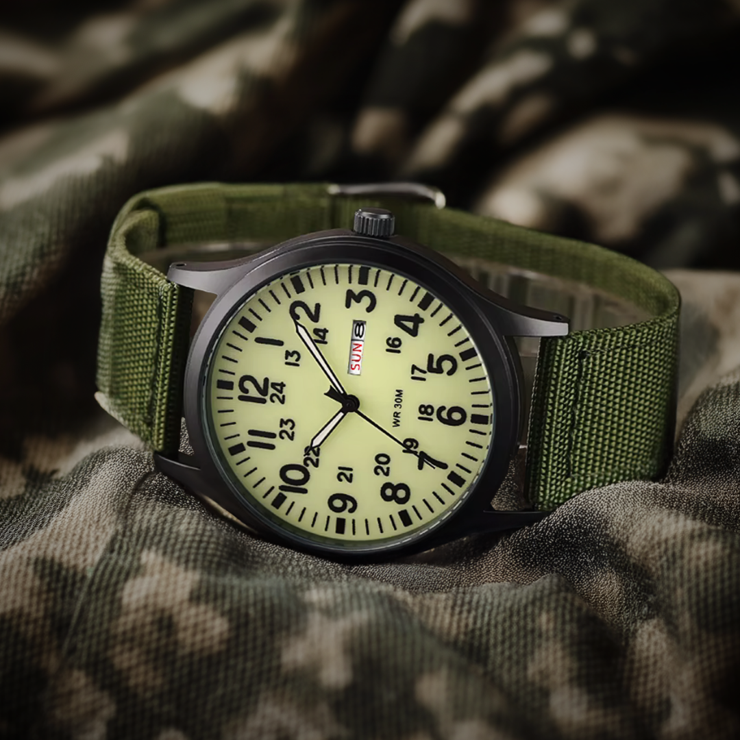 Outdoor Herenhorloge – 100m Waterdicht, Saffierglas & Quartz Uurwerk