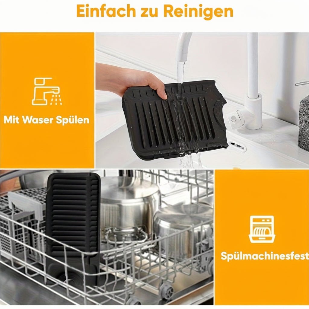 CLEANKITCH - Practical Splash Guard for Kitchen Sinks with Quick Drainage Vestragear