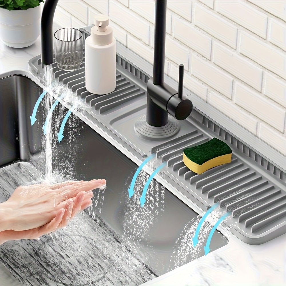 CLEANKITCH - Practical Splash Guard for Kitchen Sinks with Quick Drainage Vestragear
