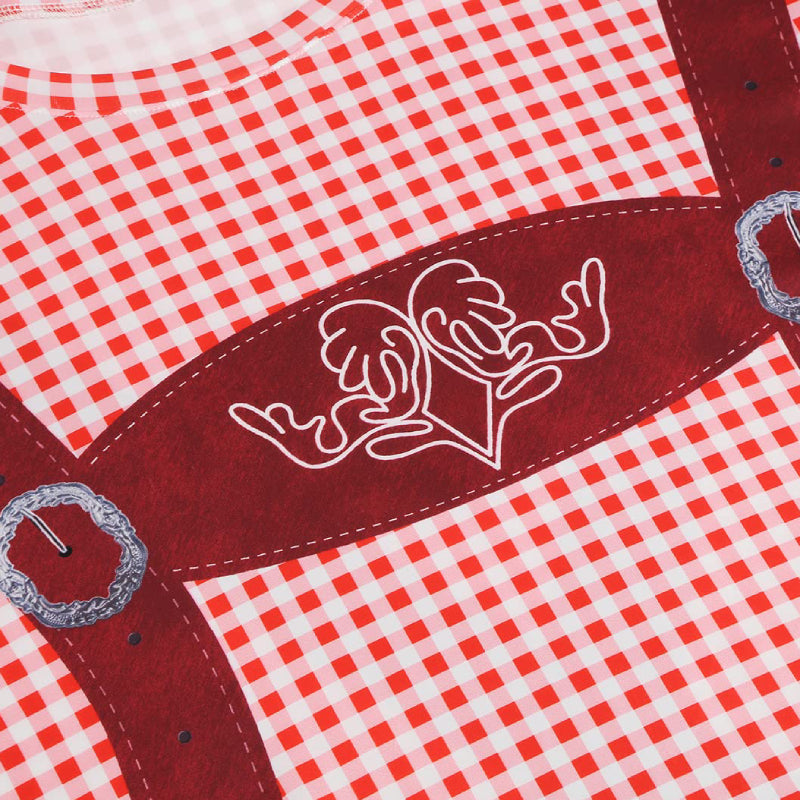 Bavaro – T-Shirt met Lederhosenprint – Jouw Outfit voor Bierfeest & Oktoberfest