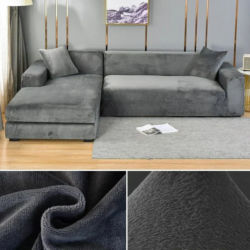 VeluFit Fluwelen Stretch Bankhoes – Luxe Bescherming & Comfort
