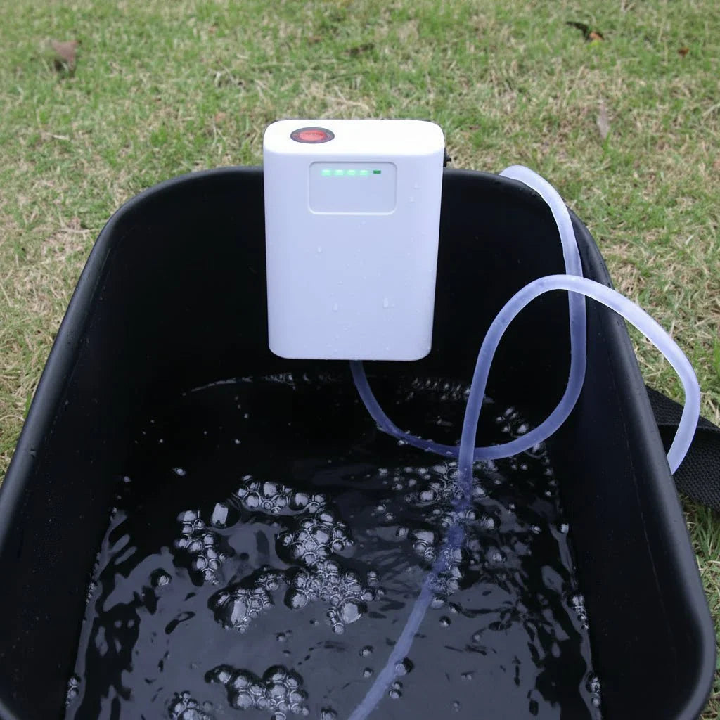 OXYBUBBLE – Portable USB Air Pump for Fish Tanks Vestragear