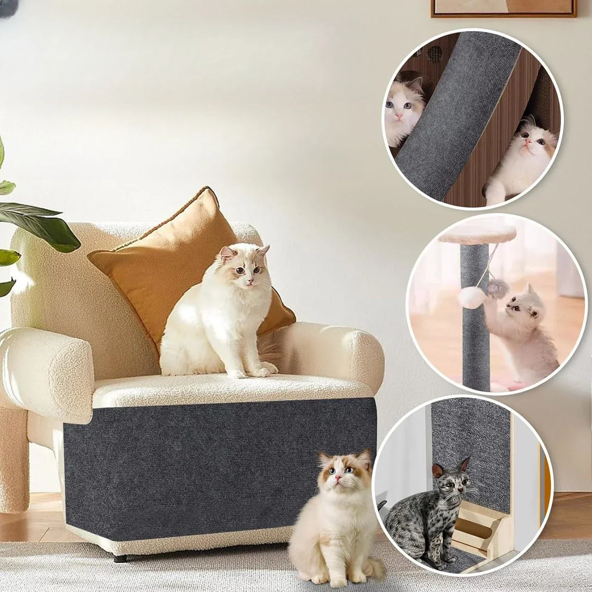 ClawShield – Krasbescherming Kat Meubelbeschermer transparant & flexibel