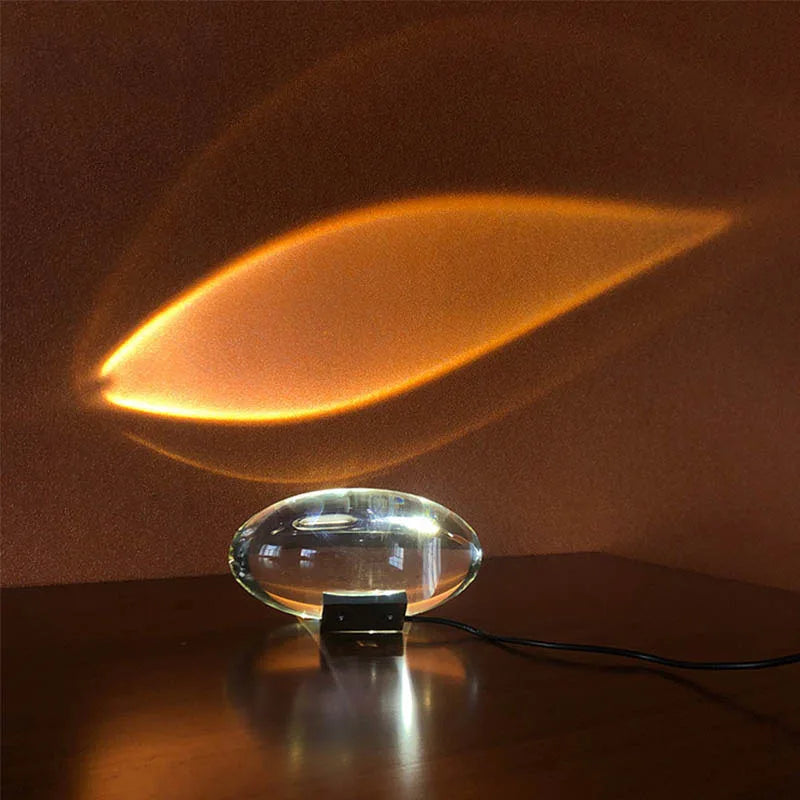 Auravine Kristal Oog Nachtlamp – Sterrenprojectie, Rustgevend Licht & Luxe Design