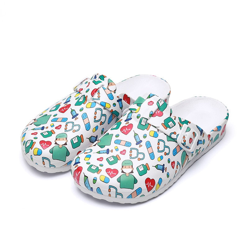 OrthoStep Verpleegstersklompen – Orthopedische Zorgschoenen met Antislipzool en Yogaschuim Comfort