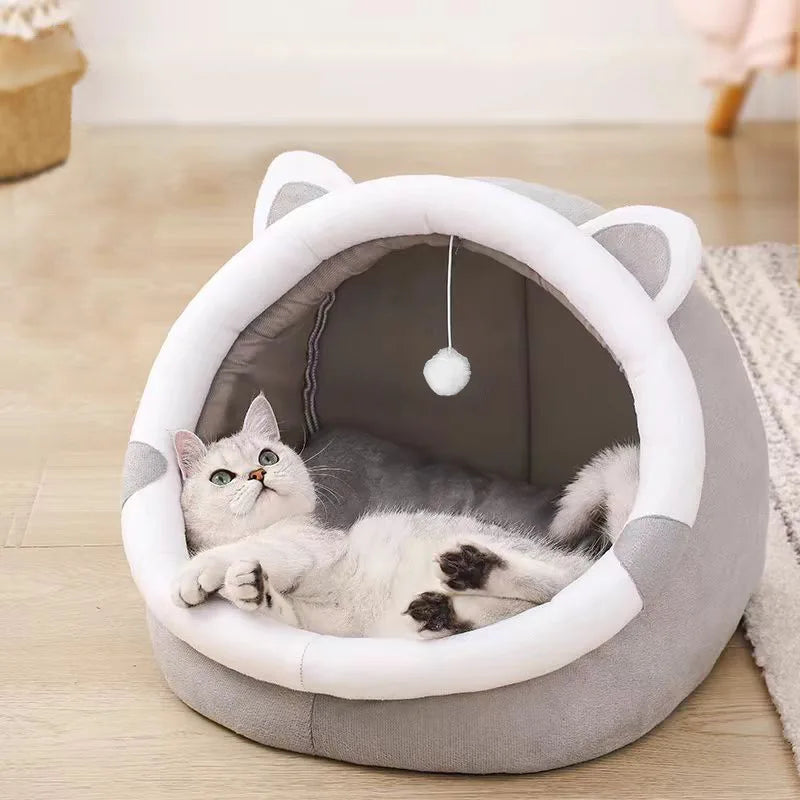 Furora – Kattenhuis Warm & Afneembaar – Voor Katten en Kleine Honden