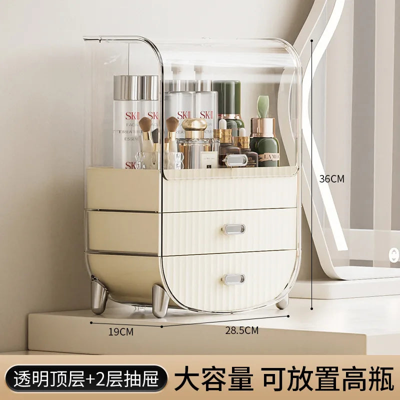 Lumora – Transparante Lade Organizer met Deksel voor Make-up & Sieraden