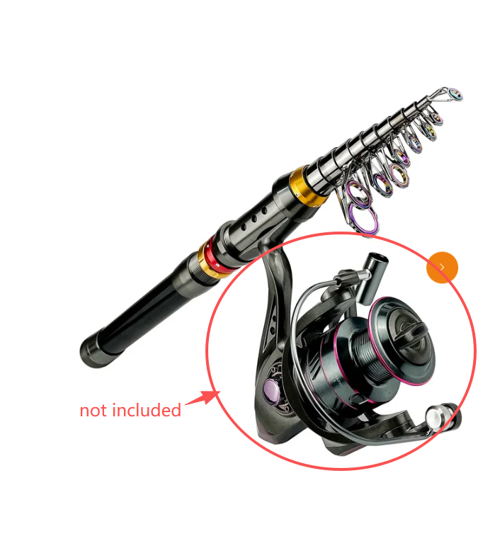 CastMaster Telescopische Vissershengel – Carbon 3.6m met Reel VestraGear