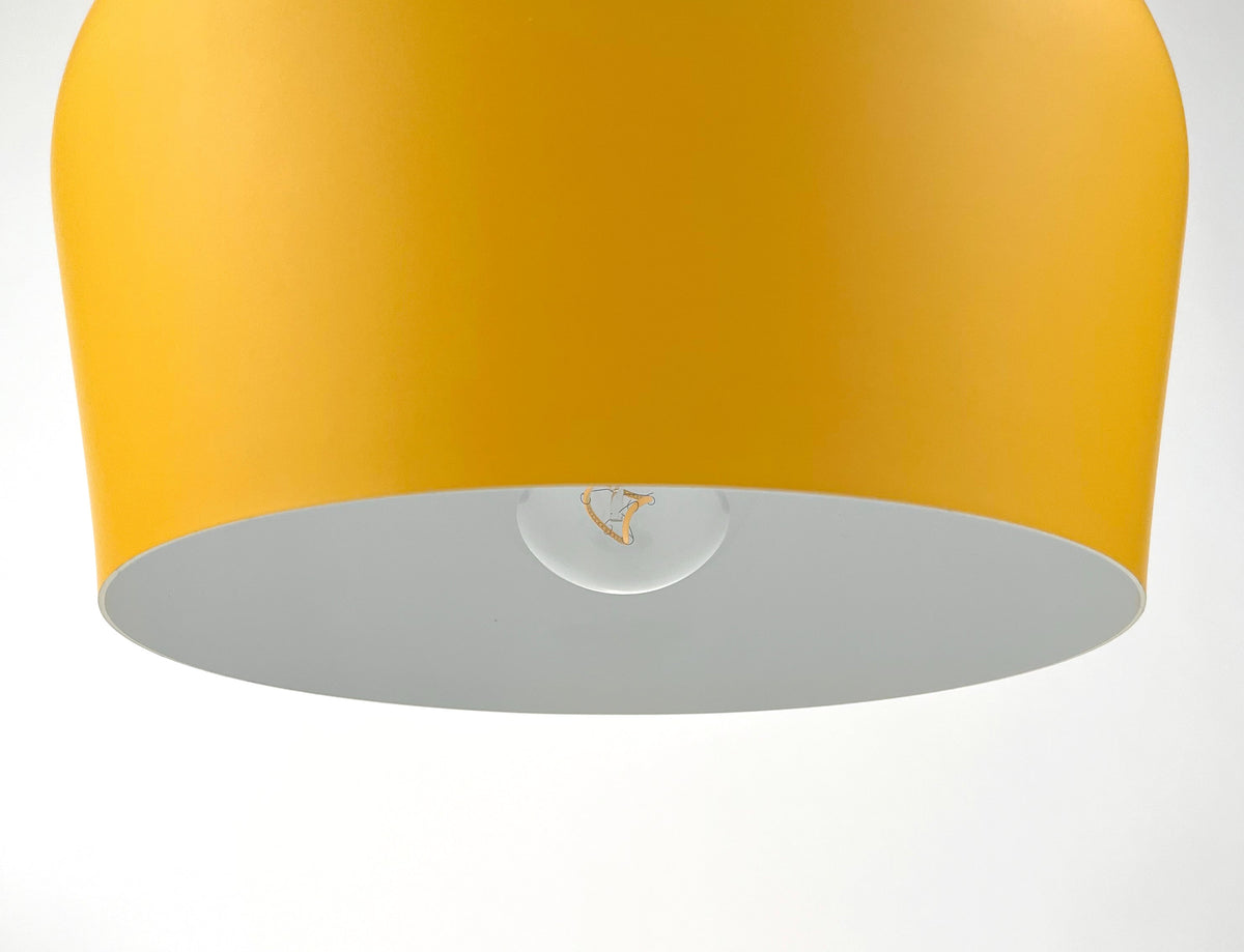 Coloria Pastel Hanglamp – Aluminium & Hout met Verstelbaar Snoer in Retro Design