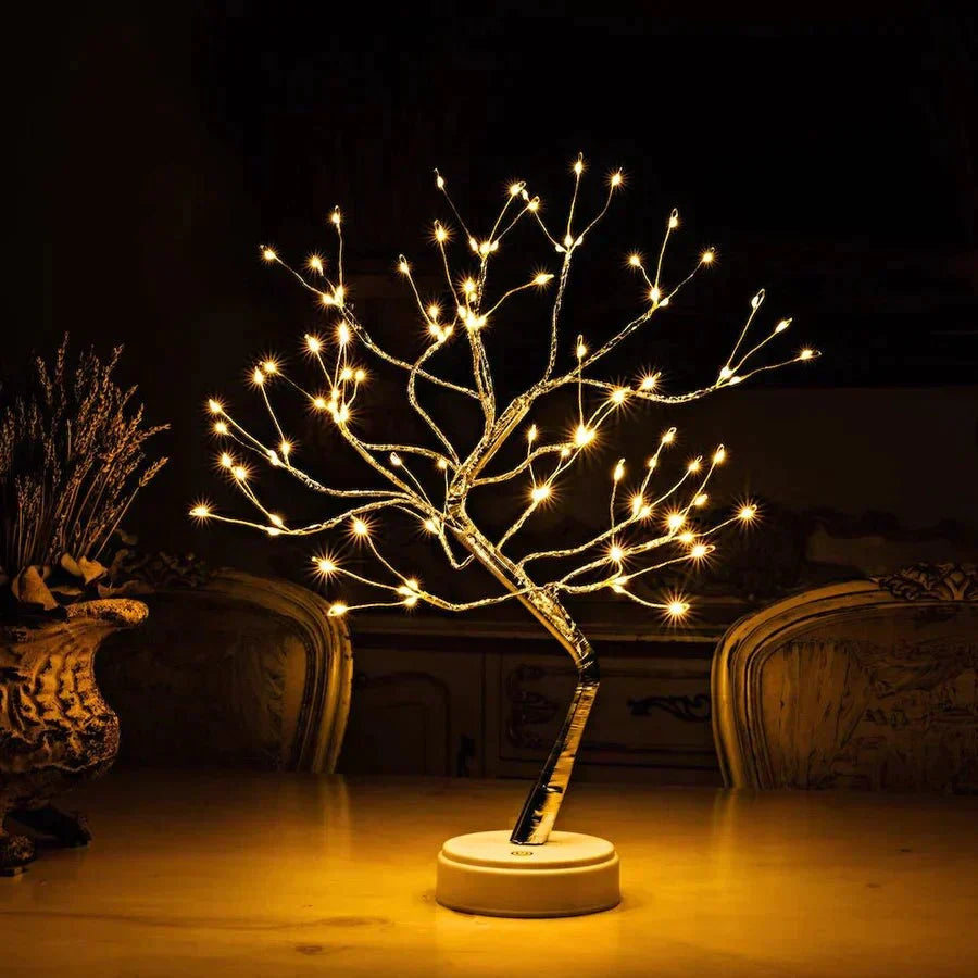 LumiTree LED Boomlamp – Handgemaakt Design met 108 Warme LED’s & Buigbare Takken