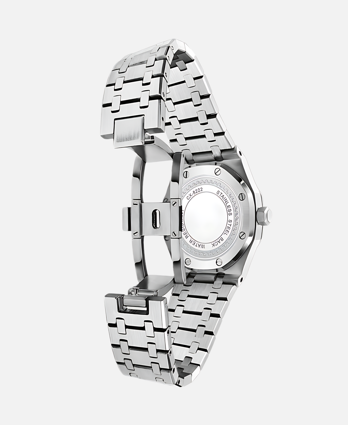 Herenhorloge – Saffierglas, Roestvrijstalen Kast & 5 ATM Waterdicht