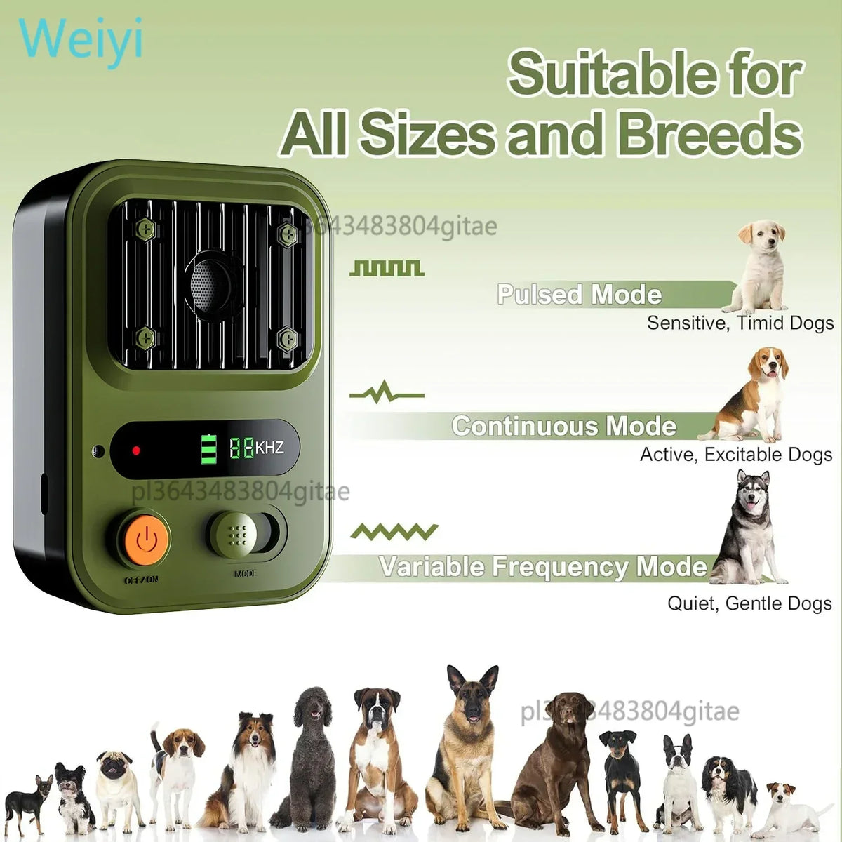 Ultrasoon Blafstopapparaat voor Honden met Automatische Geluidsdetectie, Veilig en Gebruiksvriendelijk 2