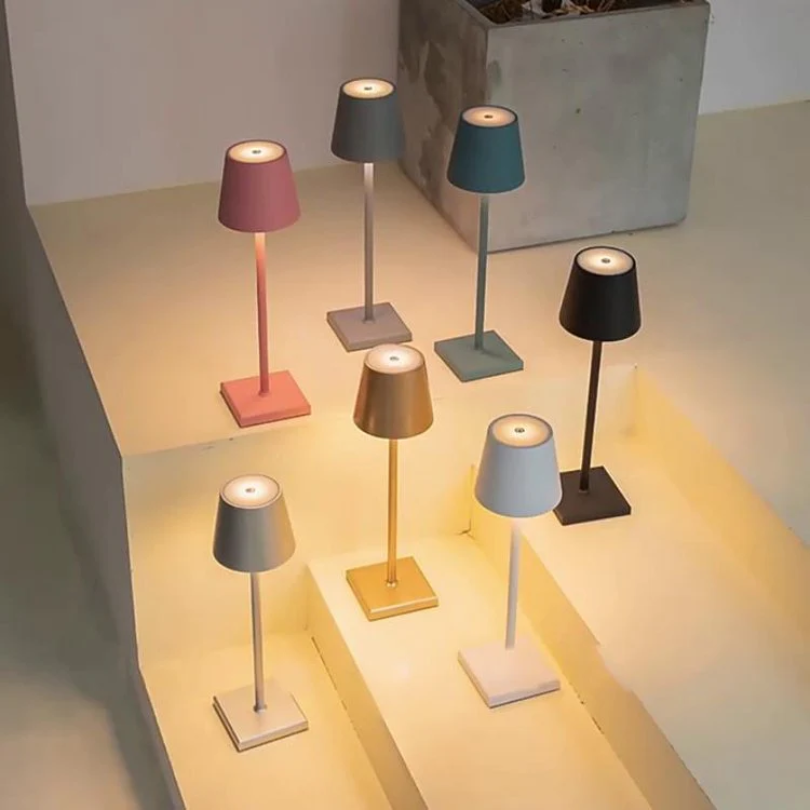 LumiFlex LED-Tafellamp – Draadloze oplaadbare lamp met touchbediening & verstelbare helderheid
