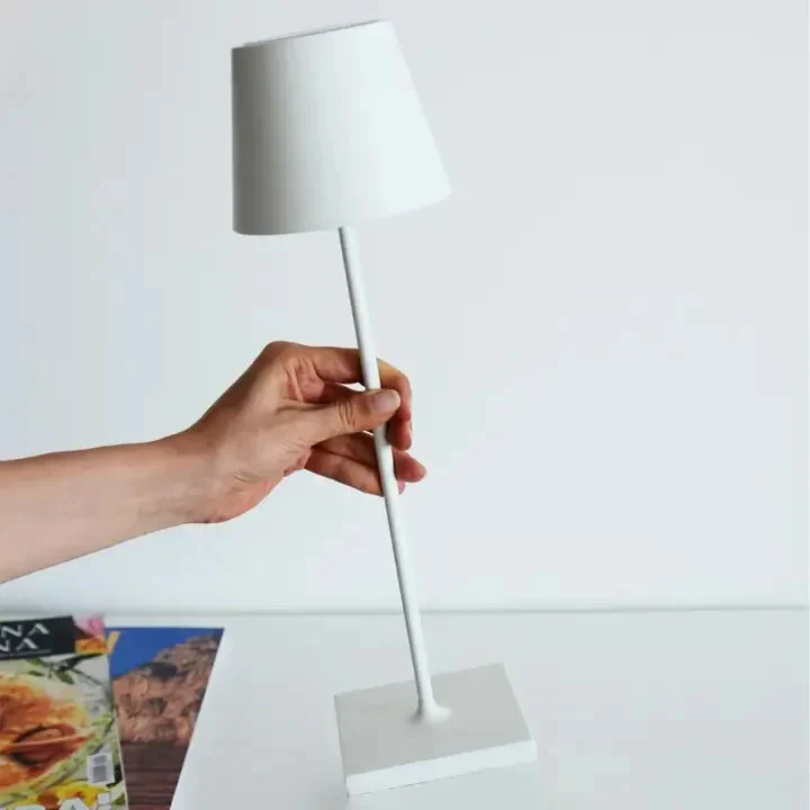 LumiFlex LED-Tafellamp – Draadloze oplaadbare lamp met touchbediening & verstelbare helderheid