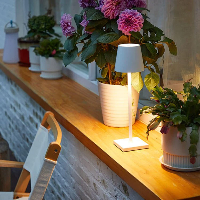 LumiFlex LED-Tafellamp – Draadloze oplaadbare lamp met touchbediening & verstelbare helderheid