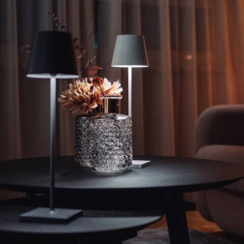 LumiFlex LED-Tafellamp – Draadloze oplaadbare lamp met touchbediening & verstelbare helderheid