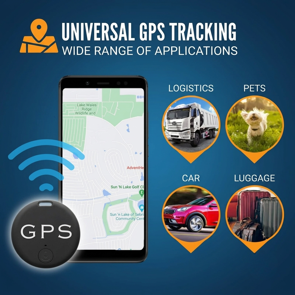 GPS Tracker – Magnetisch Design, App-Tracking & Zoekalarm Vestragear