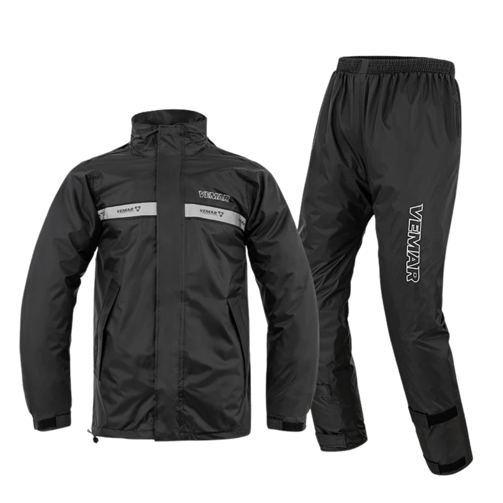 StormRide Motor Regenpak – Waterdicht Unisex Pak met Kap & Duurzame Bescherming