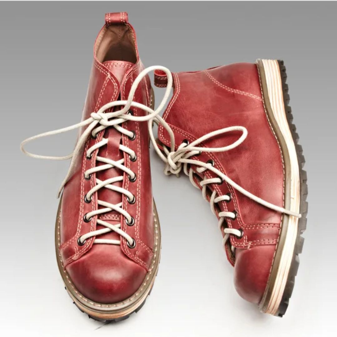 BergMeister – Haferl Sneakers Leroy – Robuust Leer & Stijlvol Outdoor Design