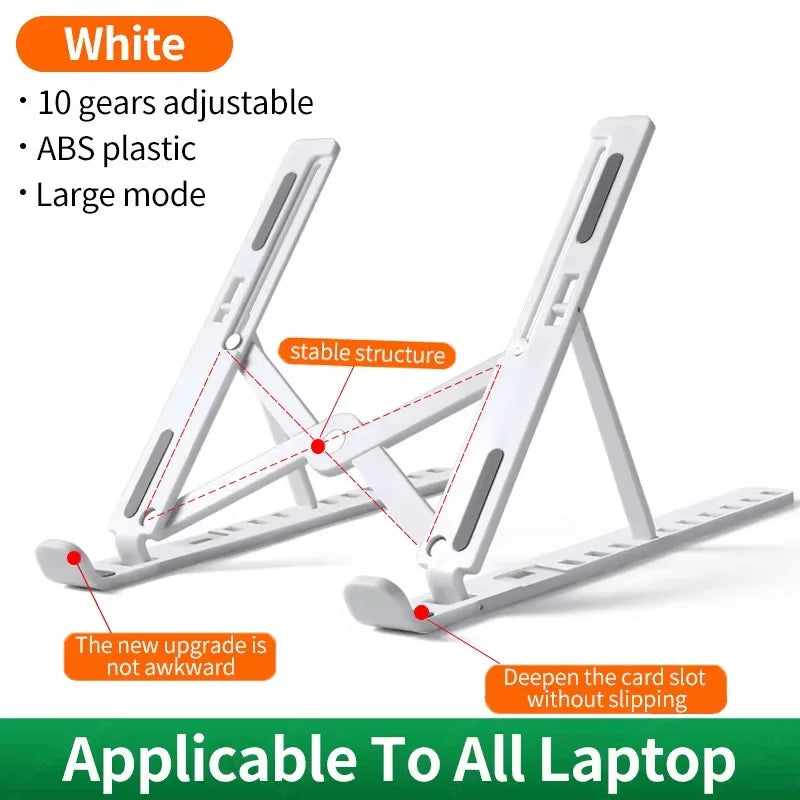 FlexiDesk – Verstelbare Laptopstandaard 10–15" voor thuis & onderweg