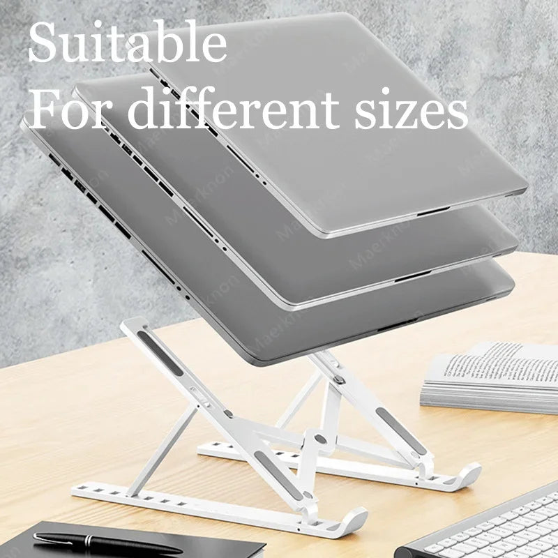 FlexiDesk – Verstelbare Laptopstandaard 10–15" voor thuis & onderweg