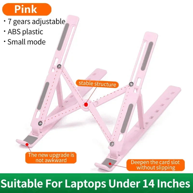 FlexiDesk – Verstelbare Laptopstandaard 10–15" voor thuis & onderweg