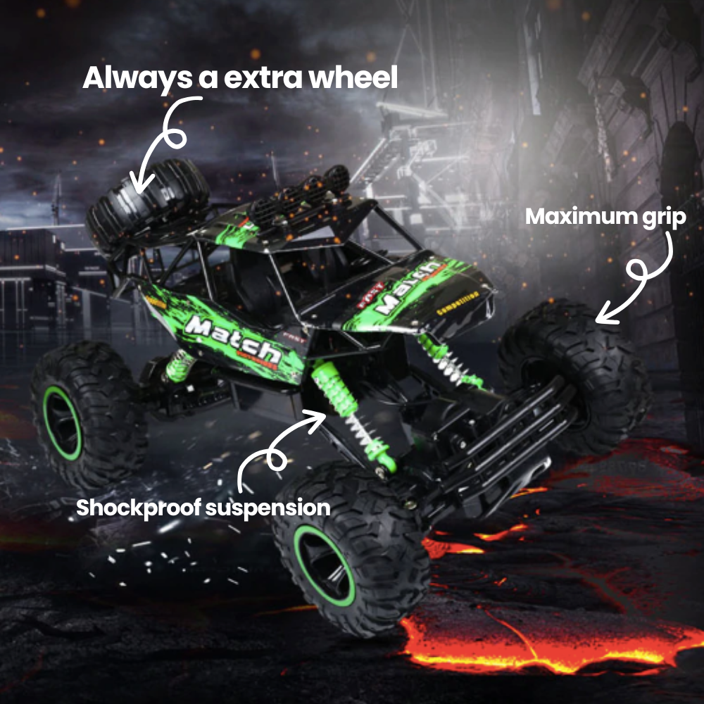 RC Offroad Auto – Krachtige 4x4 Terreinwagen met Schokbestendig Ontwerp & Stabiele Vering