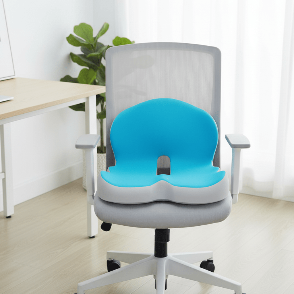 Ergonomisch Zitkussen – Memory Foam met Antislip Basis & Afneembare Hoes