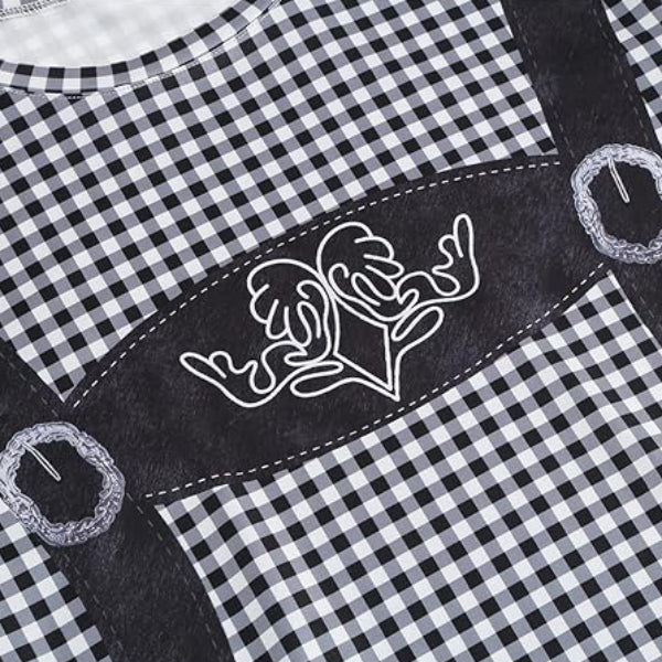 Bavaro – T-Shirt met Lederhosenprint – Jouw Outfit voor Bierfeest & Oktoberfest
