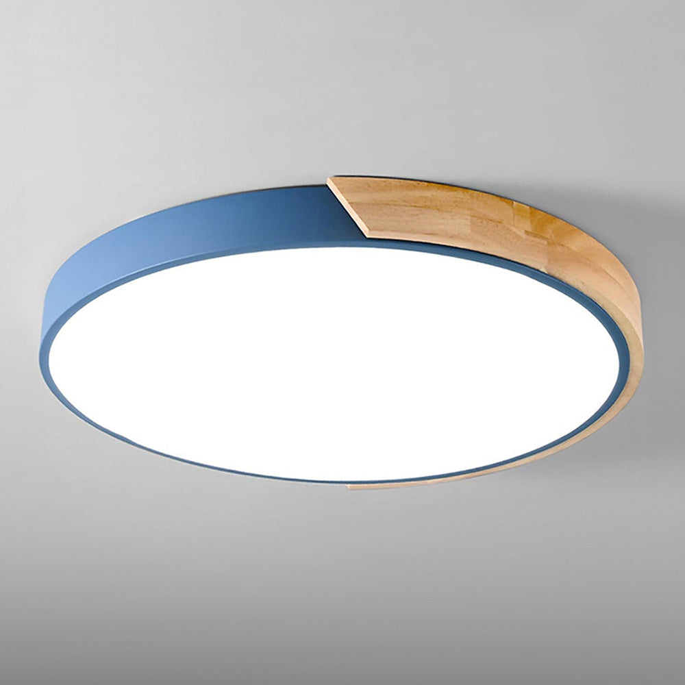 Coloria Plafondlamp – Ronde LED-Verlichting met Kleurrijke Afwerking en Modern Design