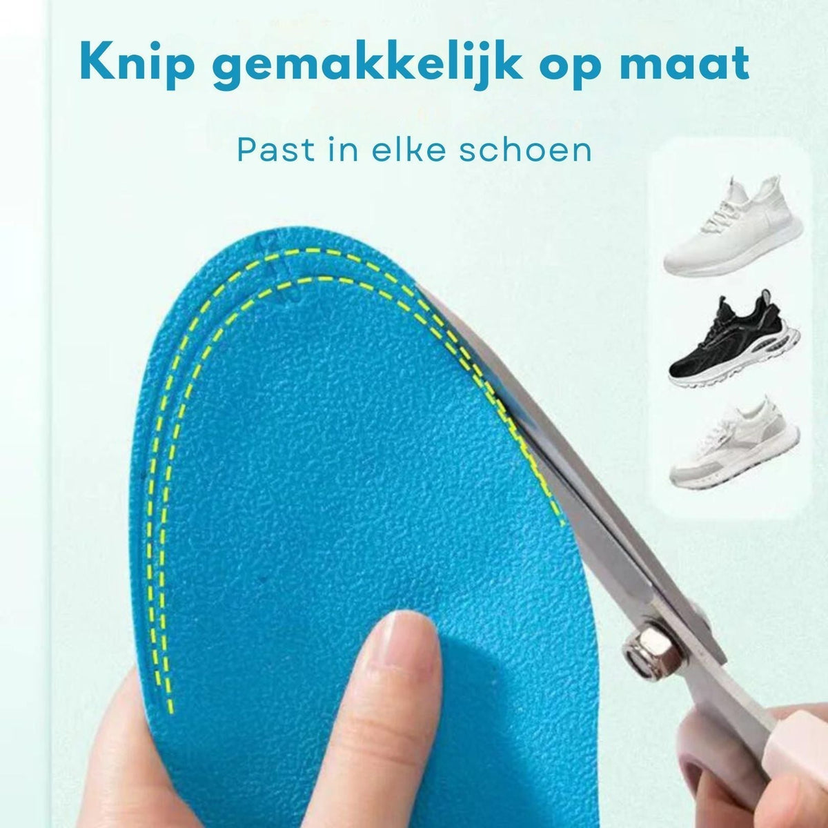 Solevia – Inlegzolen 4D demping & voetboogsteun – sport & dagelijks gebruik