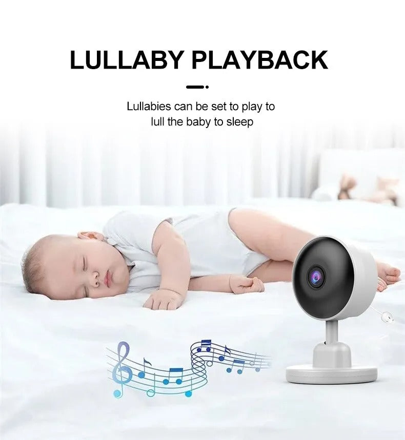 Nuvia – Babyfoon met camera & nachtzicht – Huil- & temperatuuralarm