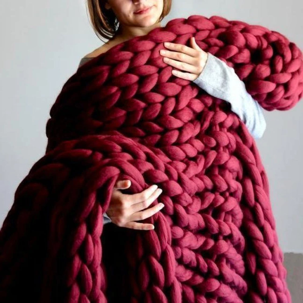 XXL Chunky Breigaren – Extra dik, zacht & perfect voor dekens en plaids