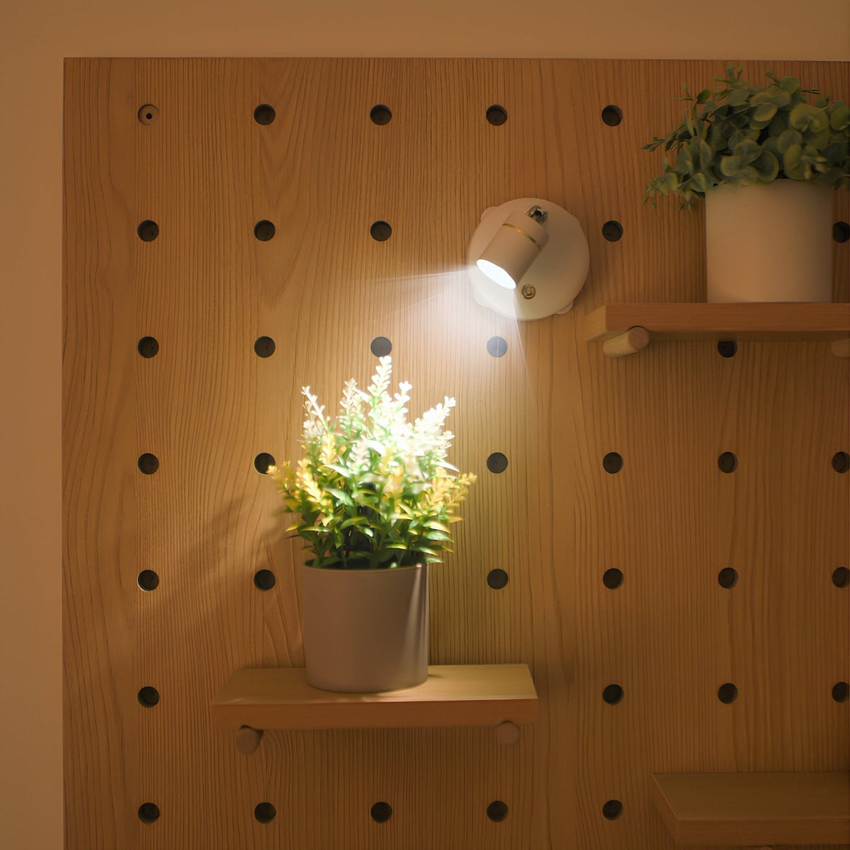 LumaSpot Draadloze LED-Spot – Verstelbare wandlamp met afstandsbediening & dimfunctie