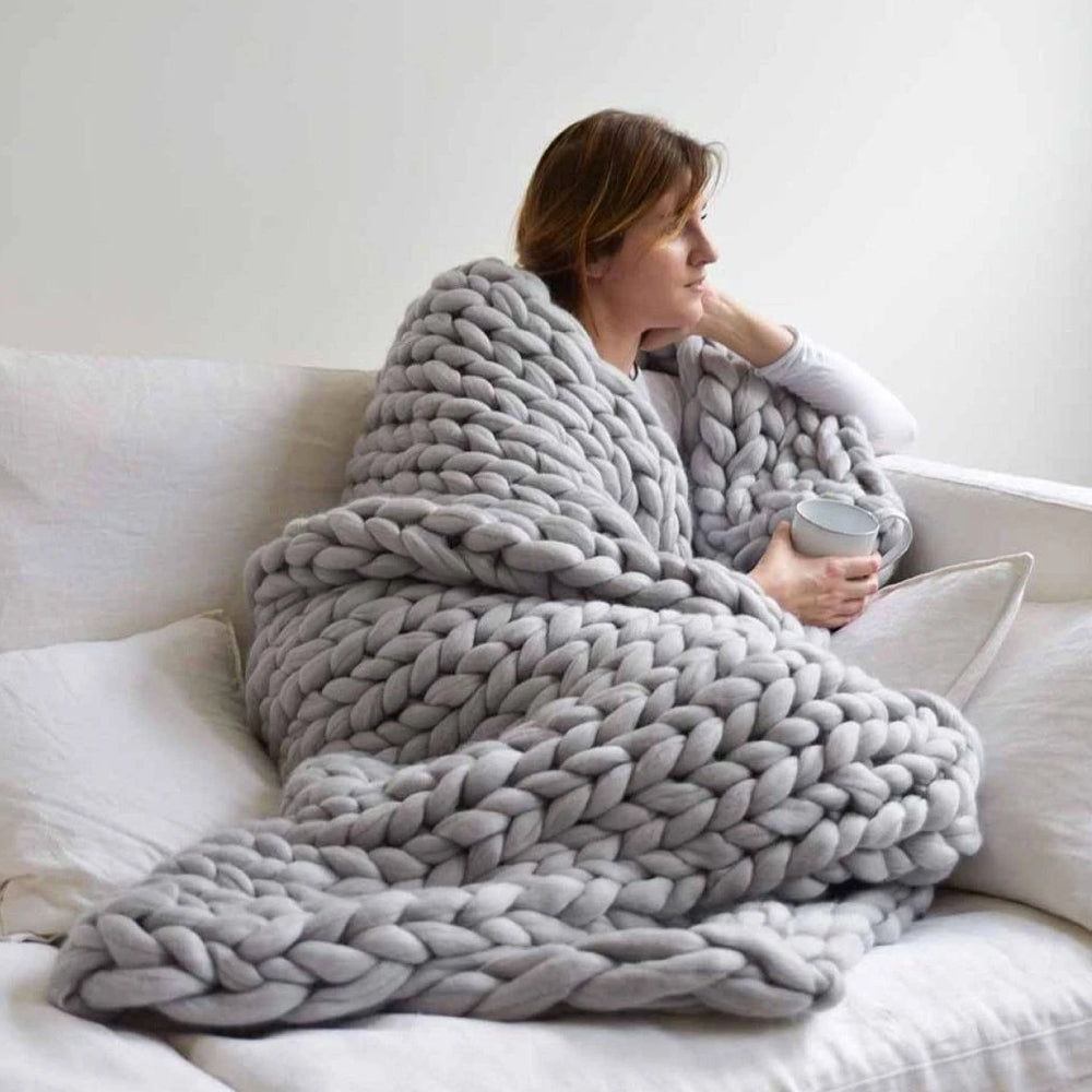XXL Chunky Breigaren – Extra dik, zacht & perfect voor dekens en plaids