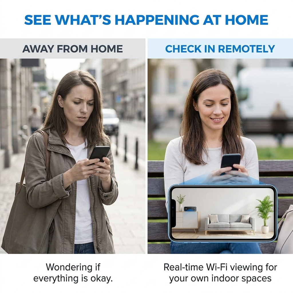 Micro HD camera – Compacte WiFi beveiligingscamera met nachtzicht & audio VestraGear