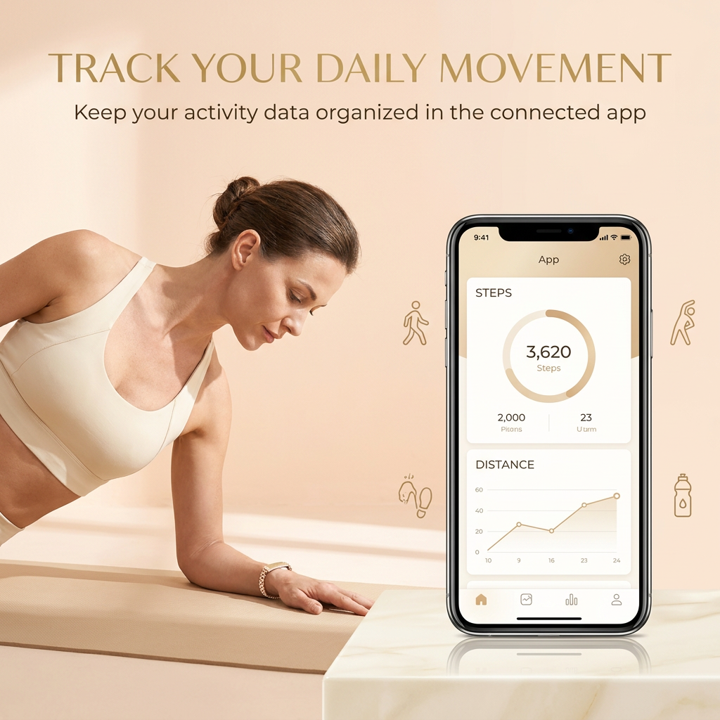 Fitness Tracker Dames – Stappenteller, Slaapregistratie & Elegant Design Vestragear