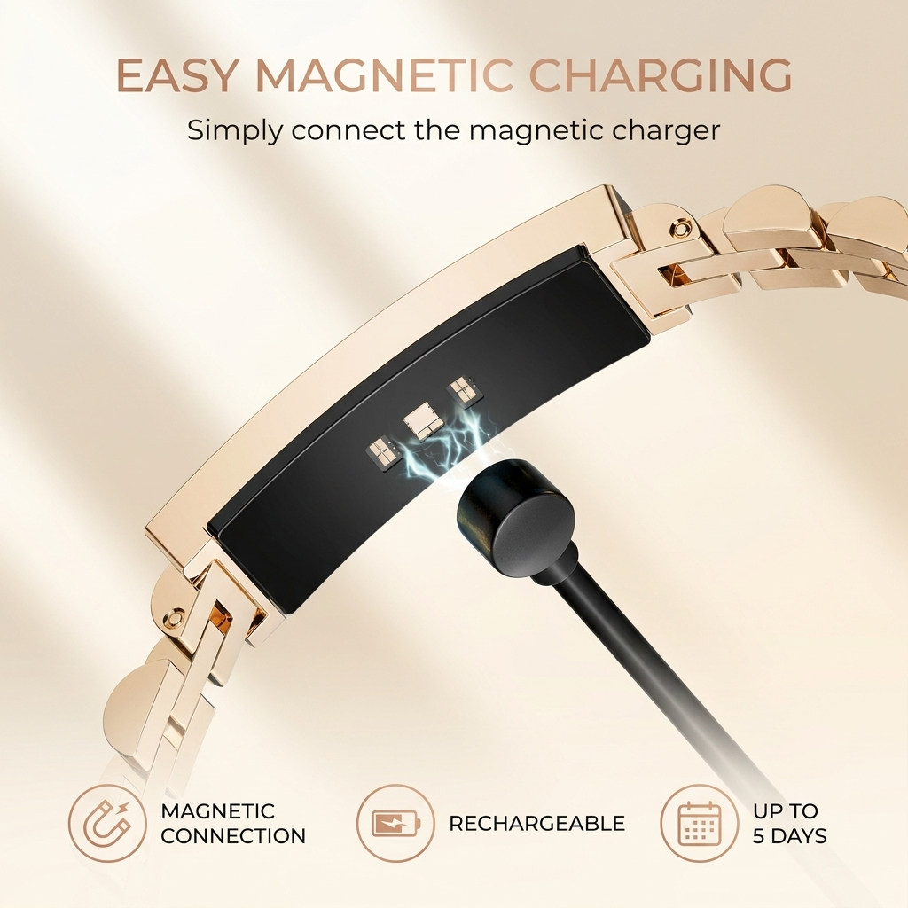 Fitness Tracker Dames – Stappenteller, Slaapregistratie & Elegant Design Vestragear