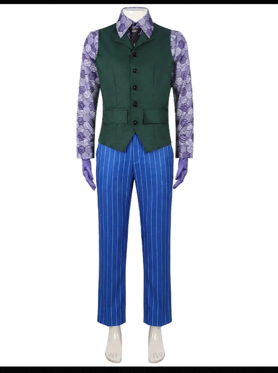 JesterWear – Clown Kostuum Volwassenen – Complete Set met Jas, Vest & Stropdas VestraGear