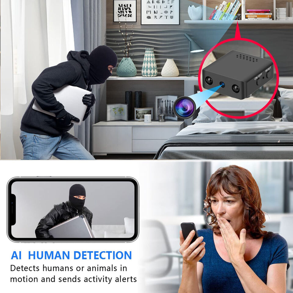 Micro HD camera – Compacte WiFi beveiligingscamera met nachtzicht & audio (Copy) VestraGear