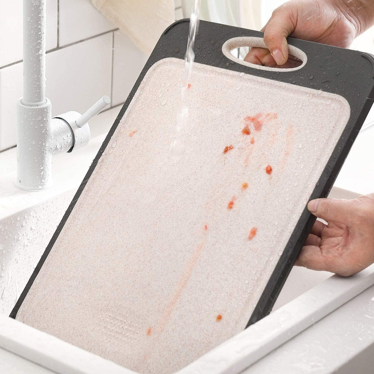 Culinor Snijplank – Roestvrijstalen snijplank met hygiënisch en hittebestendig design