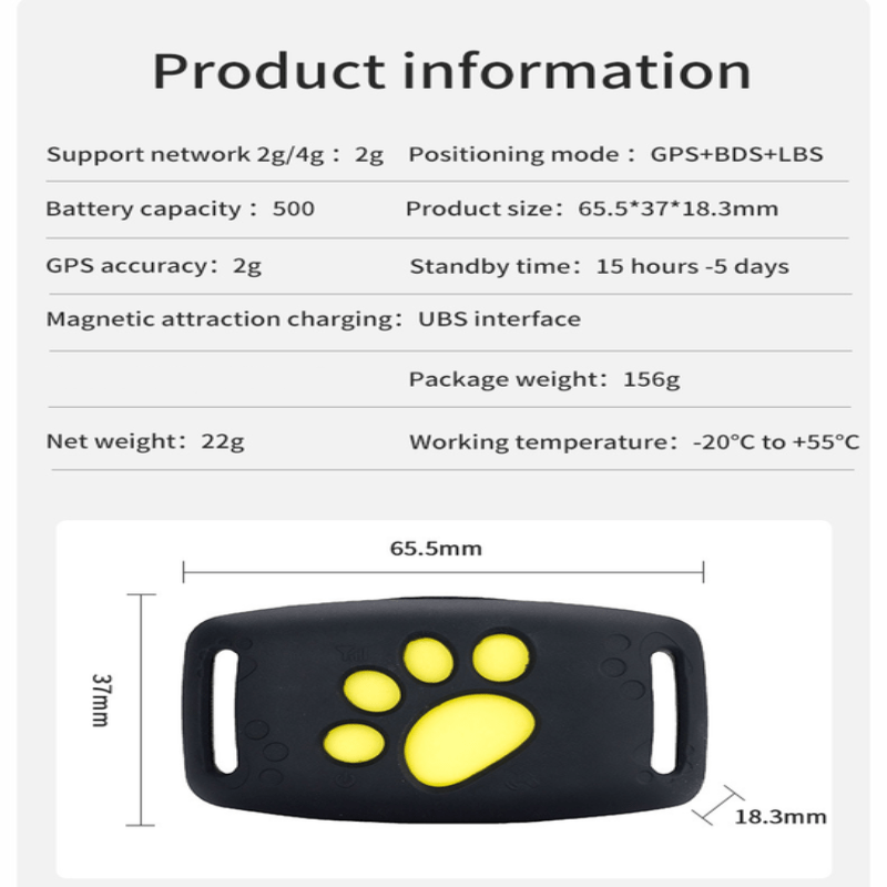 GPS-tracker voor honden en katten – Real-time locatie, lichtgewicht & lange batterijduur (Copy) Vestragear